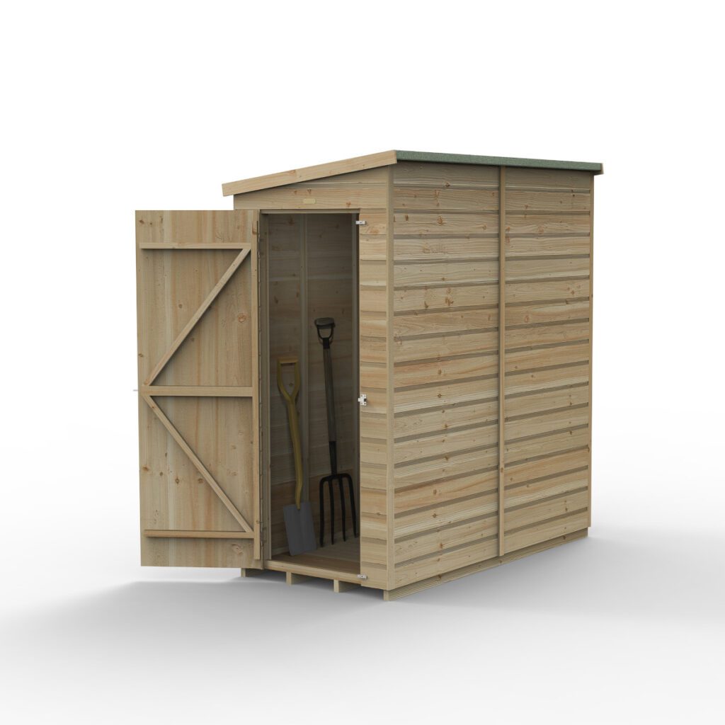 Beckwood 6×3 Pent Shed – No Windows – with Installation 5013053197547 2